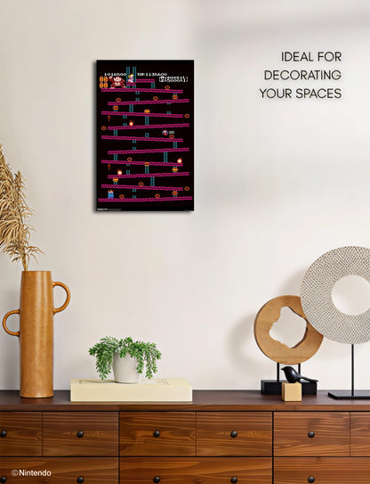 Donkey Kong™: Level 1 Arcade Poster (11x17) - Official Nintendo Wall Art - view 7