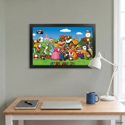 Super Mario - Characters - 11x17 Framed Gel Coat