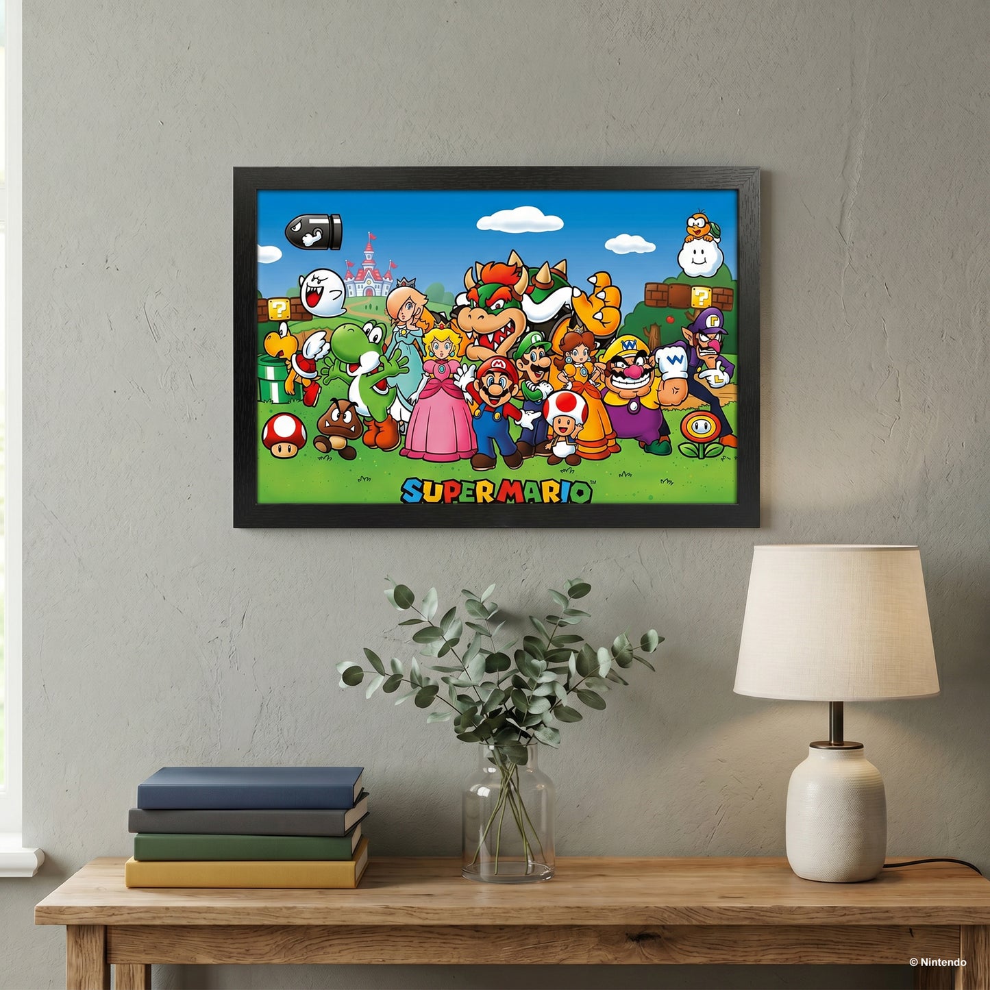 Super Mario - Characters - 11x17 Framed Gel Coat
