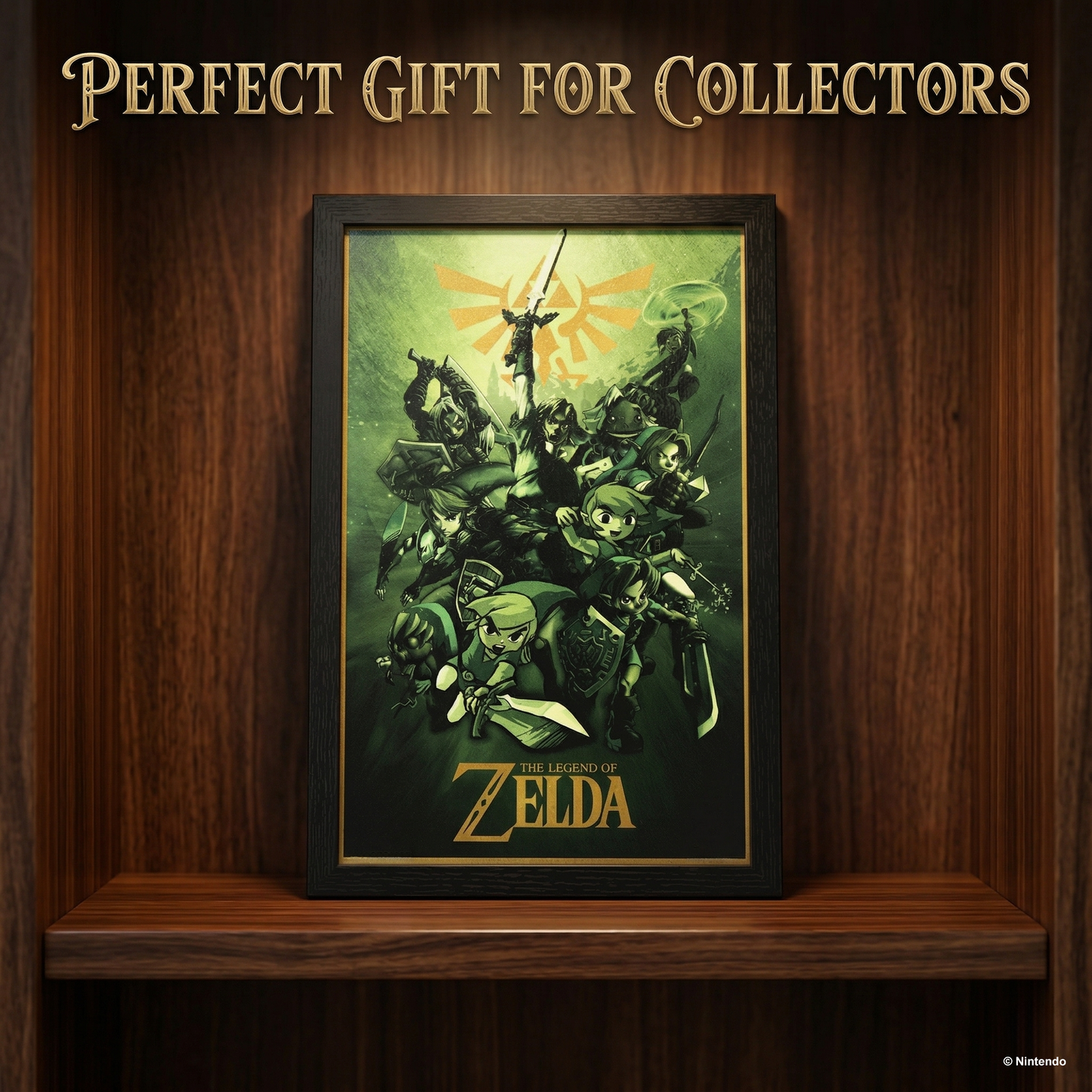 Zelda™ - Links 11x17 Gel-Coated Framed Print (11x17)