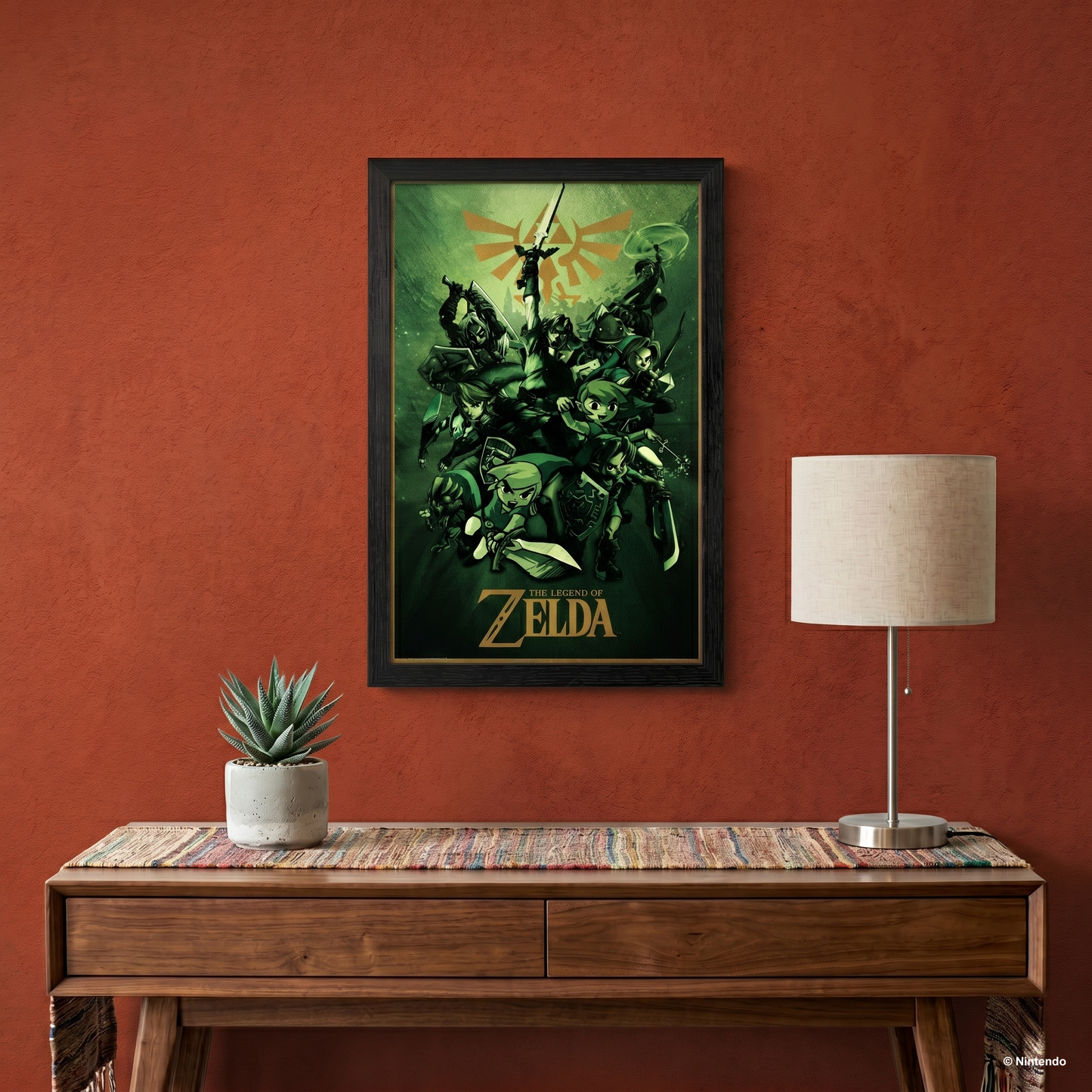 Zelda™ - Links 11x17 Gel-Coated Framed Print (11x17)