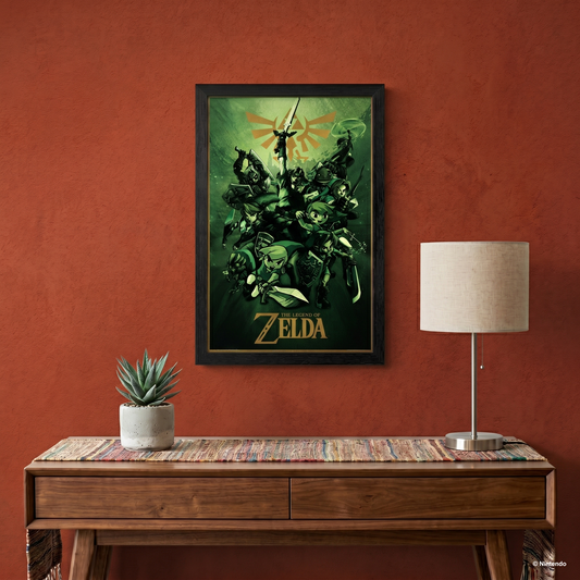 Zelda™ - Links 11x17 Gel-Coated Framed Print (11x17)