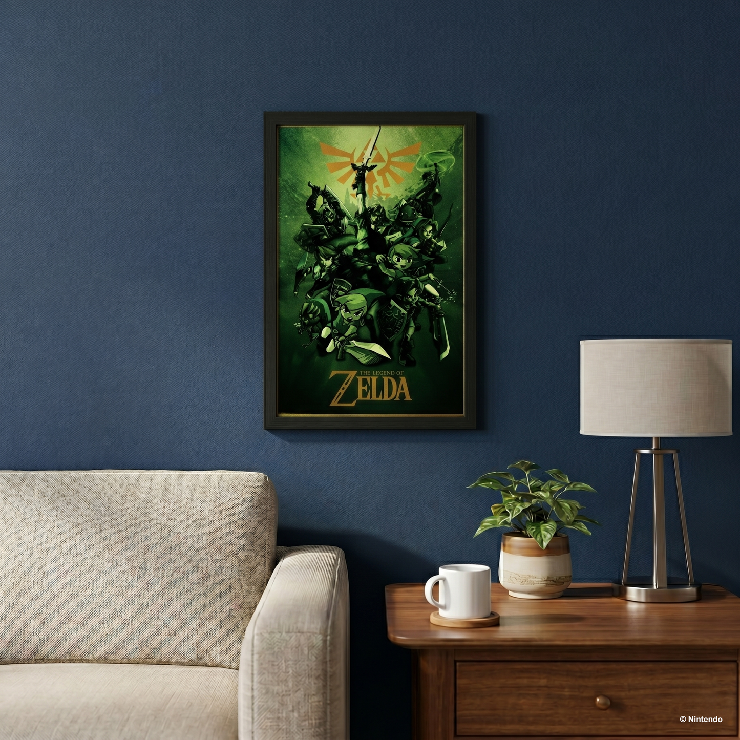 Zelda™ - Links 11x17 Gel-Coated Framed Print (11x17)