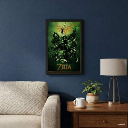 Zelda™ - Links 11x17 Gel-Coated Framed Print (11x17)