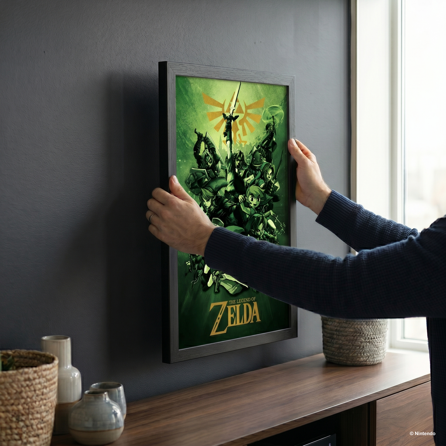 Zelda™ - Links 11x17 Gel-Coated Framed Print (11x17)