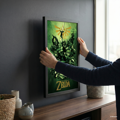 Zelda™ - Links 11x17 Gel-Coated Framed Print (11x17)