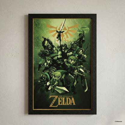 Zelda™ - Links 11x17 Gel-Coated Framed Print (11x17)