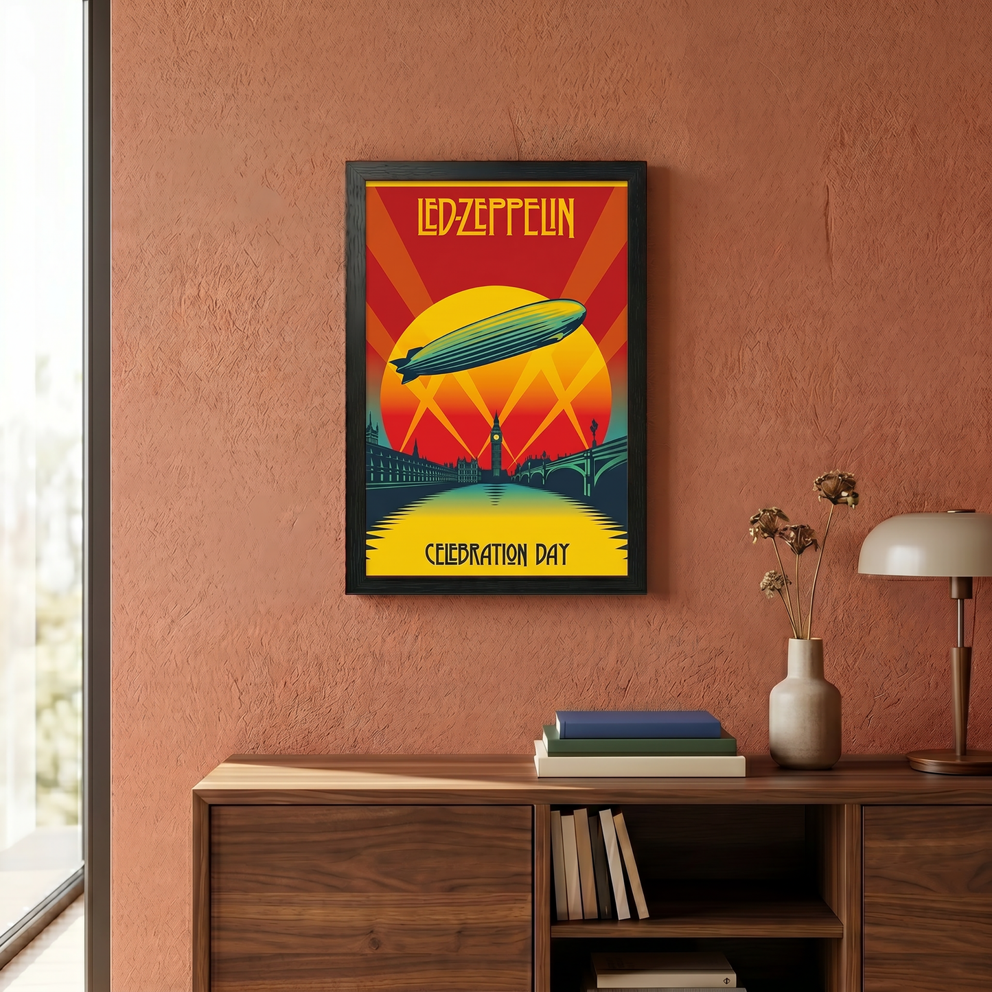 Led Zeppelin - Celebration Day - 11x17 Framed Gel Coat