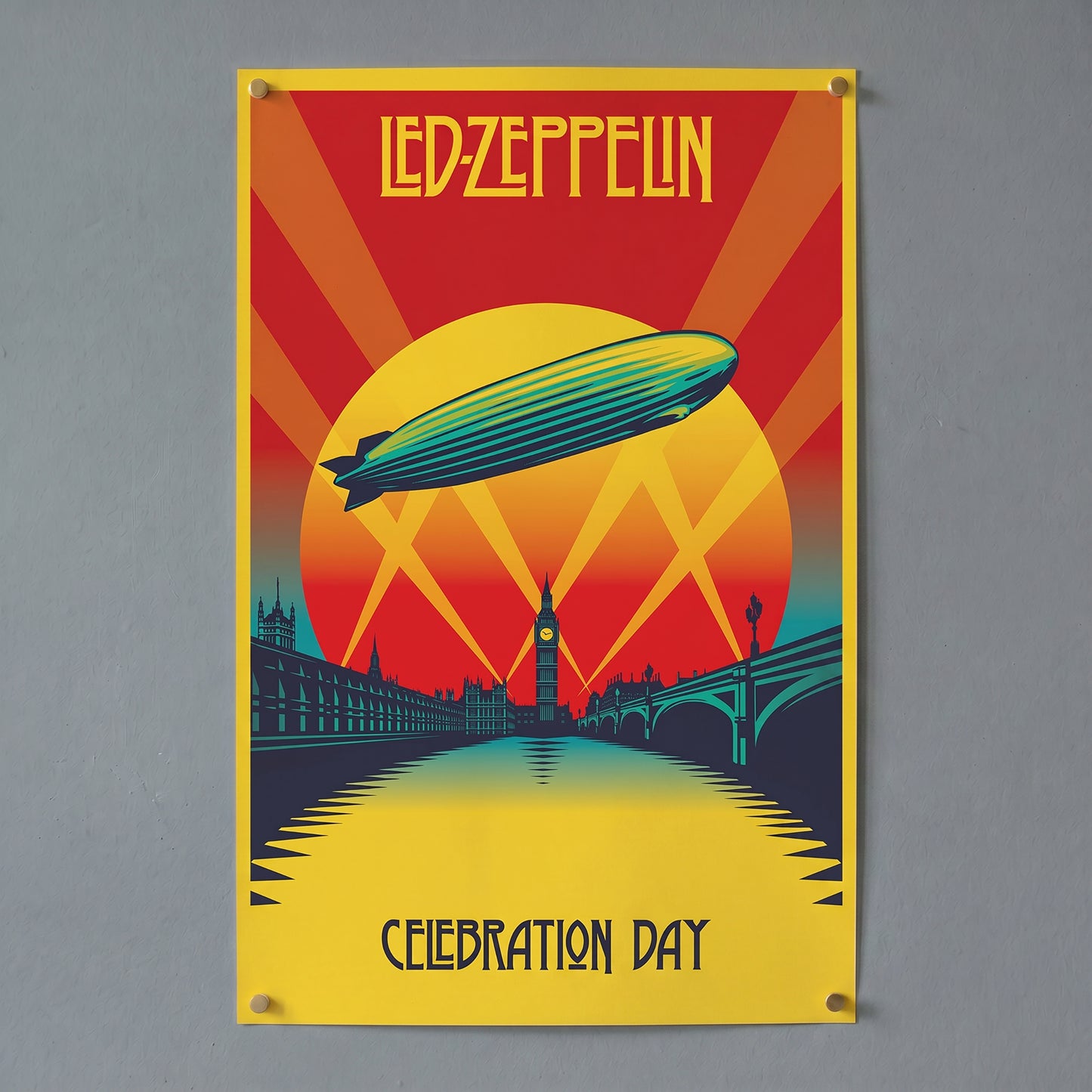 Led Zeppelin - Celebration Day - 11x17 Poster