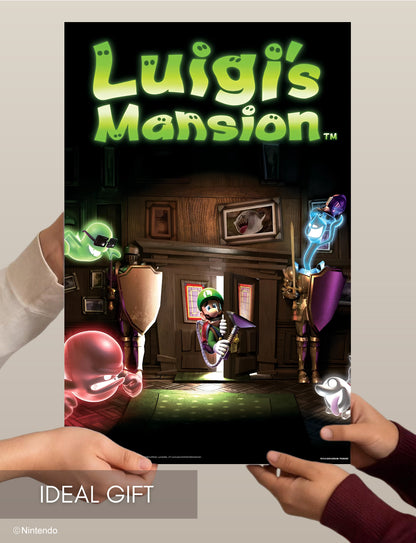 Super Mario™: Luigi's Mansion Wall Poster (11x17) - Official Nintendo Decor - packaging