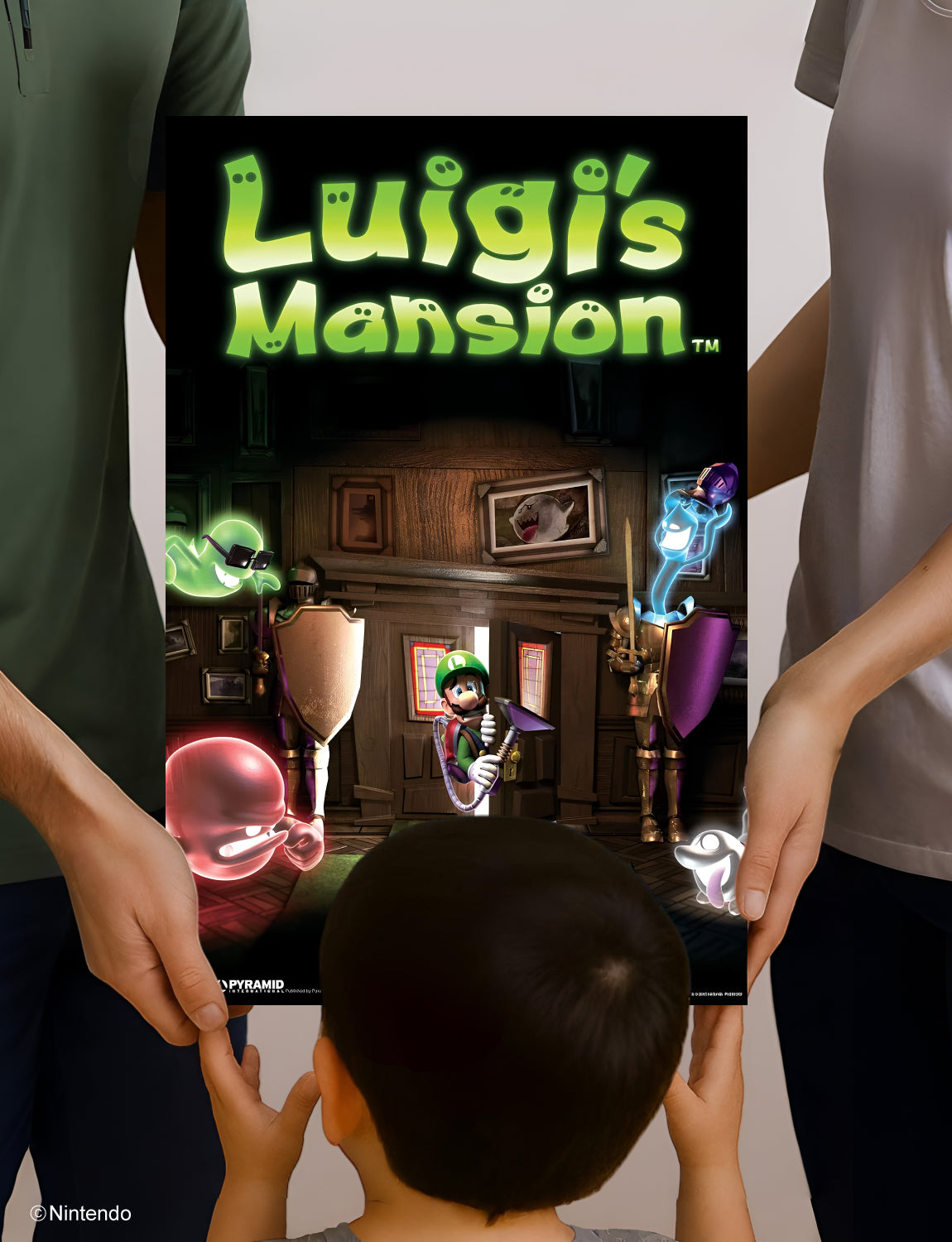Super Mario™: Luigi's Mansion Wall Poster (11x17) - Official Nintendo Decor - alternate angle
