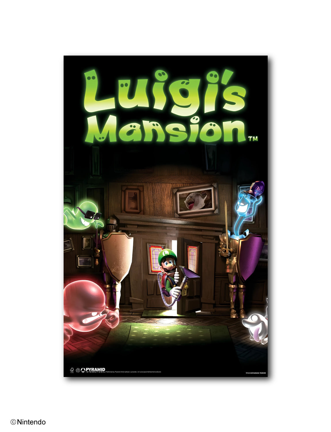 Super Mario™: Luigi's Mansion Wall Poster (11x17) - Official Nintendo Decor - front view