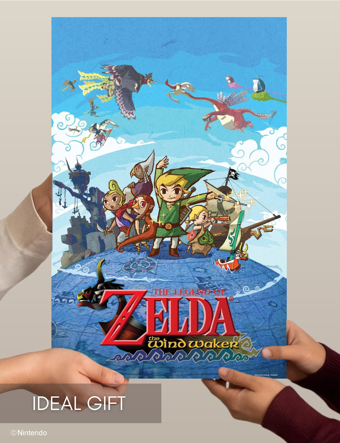 Zelda™: The Wind Waker Cartoon Poster (11x17) - Official Nintendo Wall Art - packaging