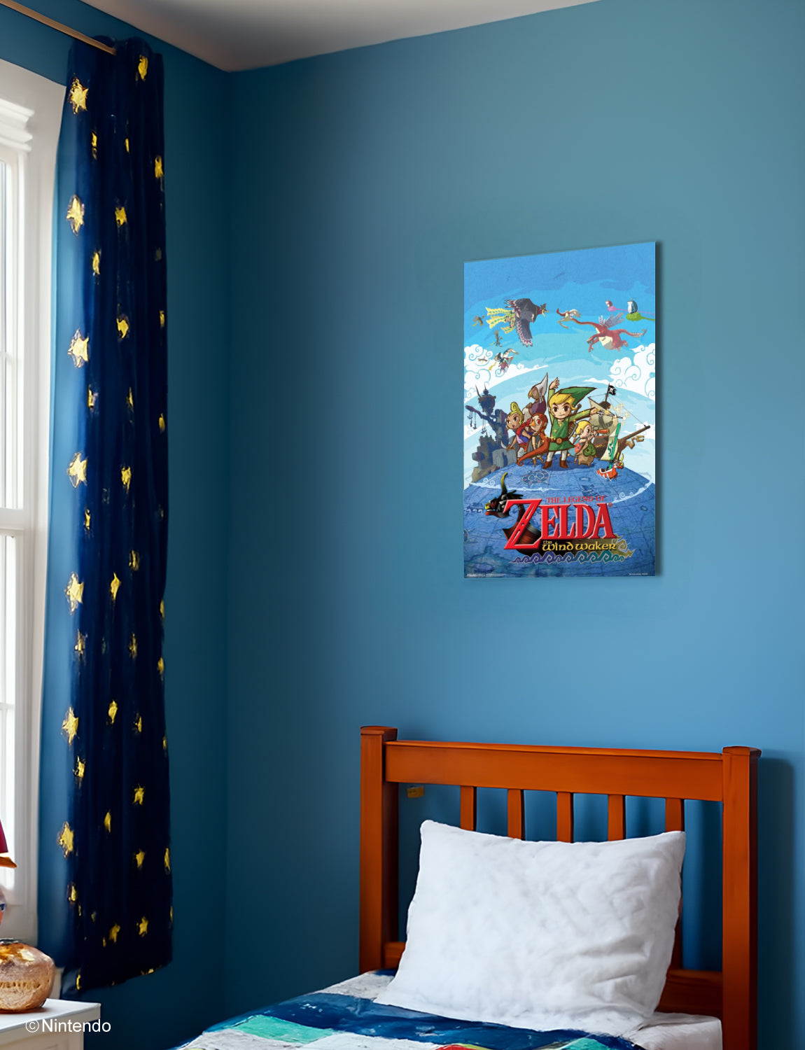 Zelda™: The Wind Waker Cartoon Poster (11x17) - Official Nintendo Wall Art - detail close-up