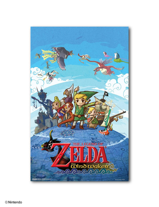 Zelda™: The Wind Waker Cartoon Poster (11x17) - Official Nintendo Wall Art - front view
