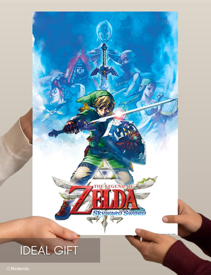 Zelda™: Skyward Sword Drawing Poster (11x17) - Official Nintendo Wall Art - packaging