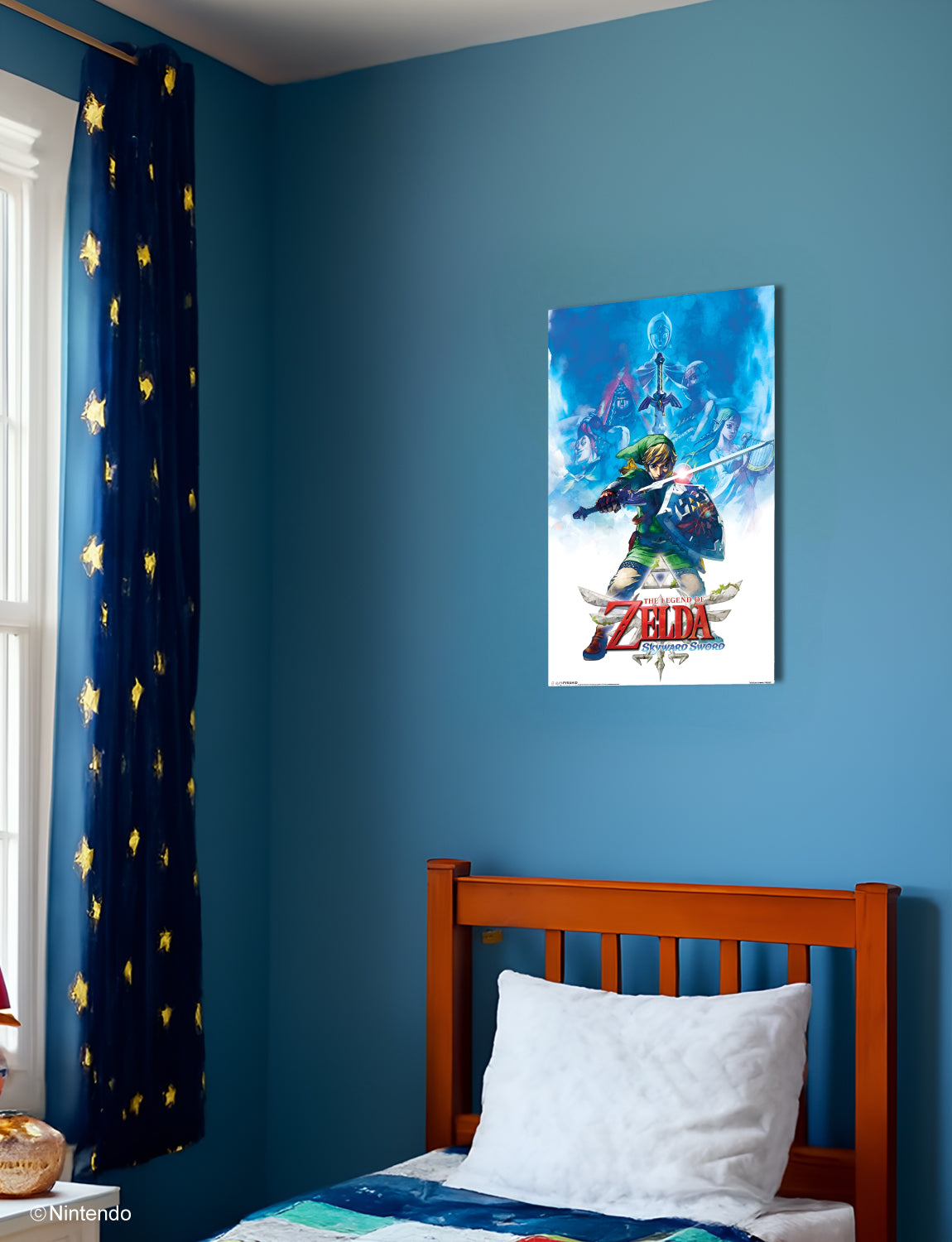 Zelda™: Skyward Sword Drawing Poster (11x17) - Official Nintendo Wall Art - detail close-up