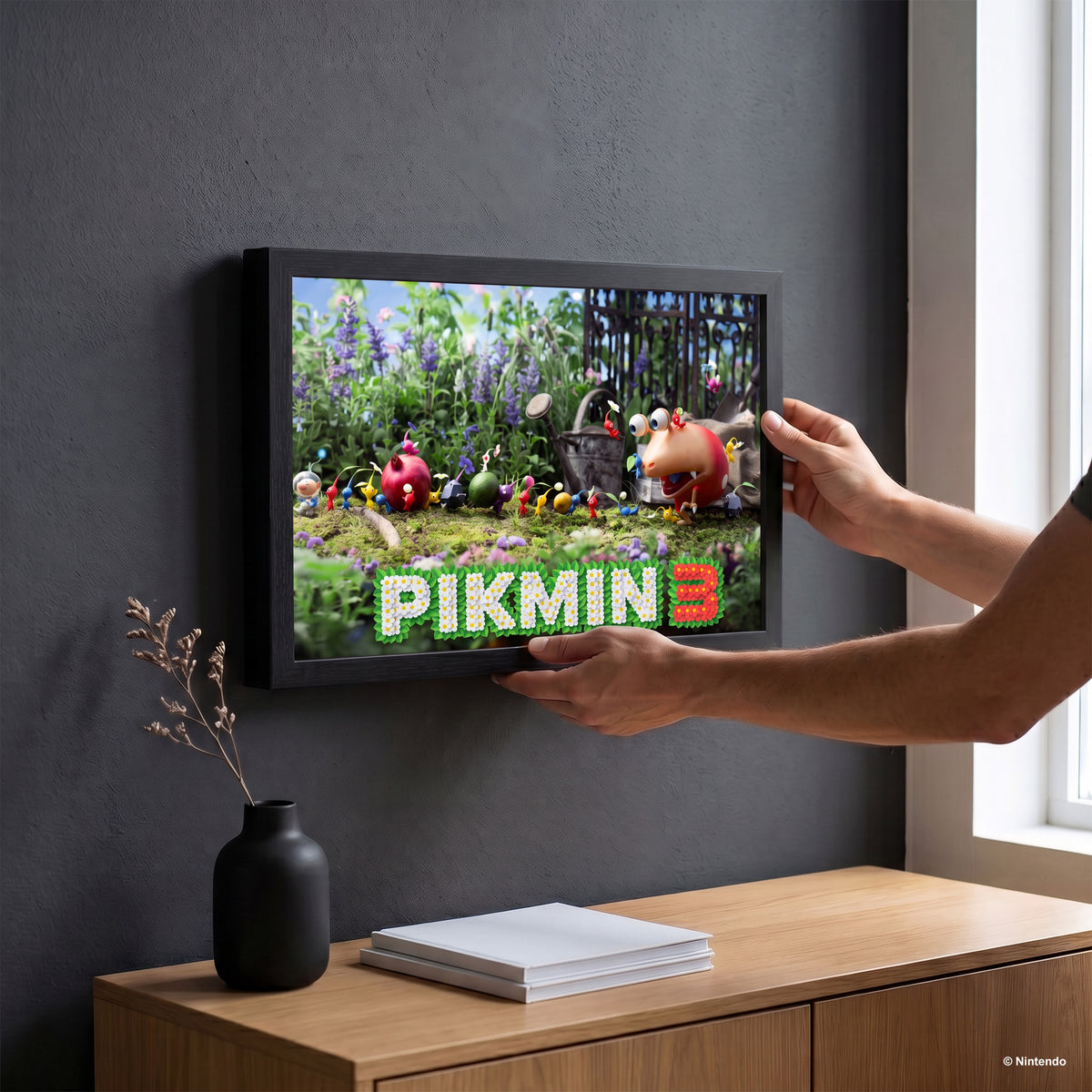 Pikmin 3 – 11" x 17" Framed Gel-Coat Print