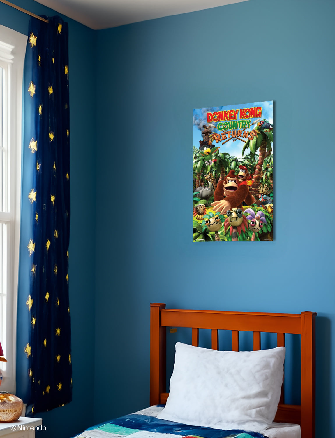 Donkey Kong™ Country Returns Poster (11x17) - Official Nintendo Decor - detail close-up
