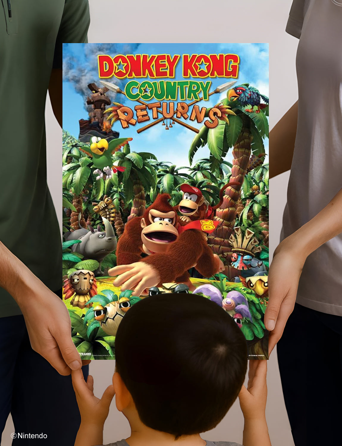 Donkey Kong™ Country Returns Poster (11x17) - Official Nintendo Decor - alternate angle