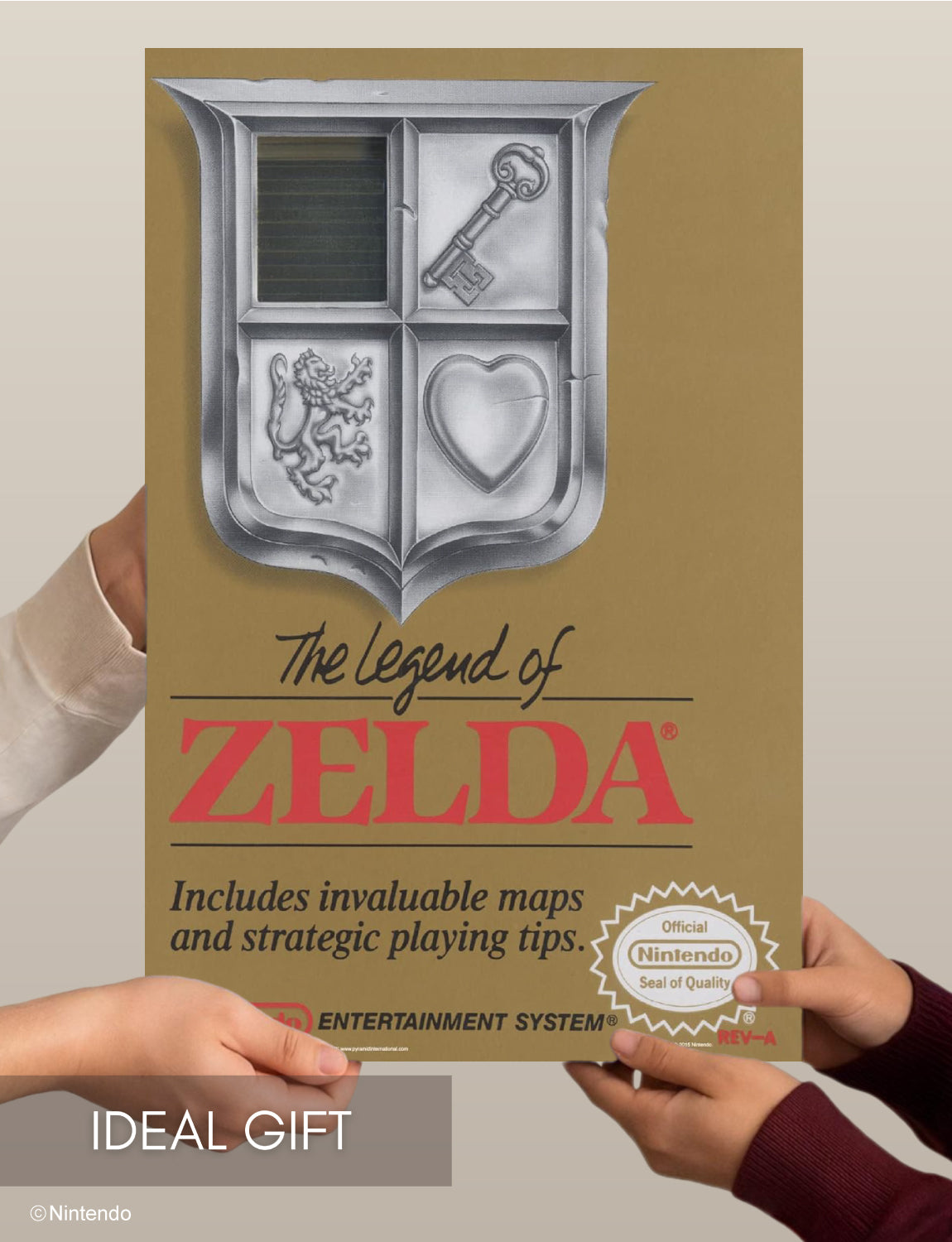 The Legend of Zelda™ Poster (11x17) - Official Nintendo Wall Art - packaging