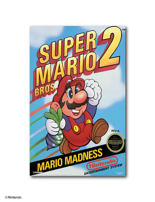 Super Mario Bros.™ 2: Game Cover Poster (11x17) - Official Nintendo Wall Art - front view