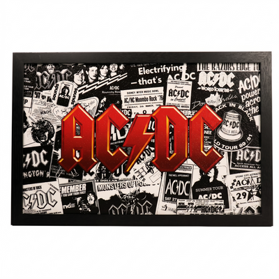 Ac/DC - Collage - 11x17 Framed Gel Coat