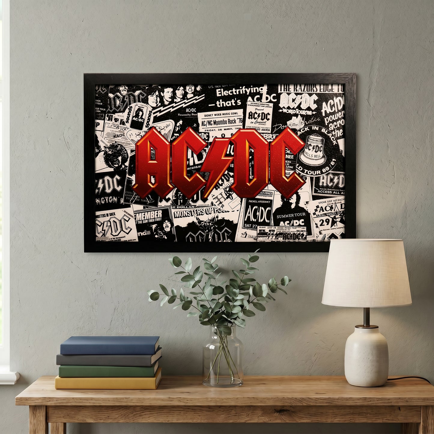 Ac/DC - Collage - 11x17 Framed Gel Coat