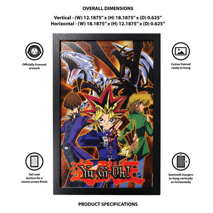Yu-Gi-Oh!! S2 Collage - 11x17 Framed Gel Coat