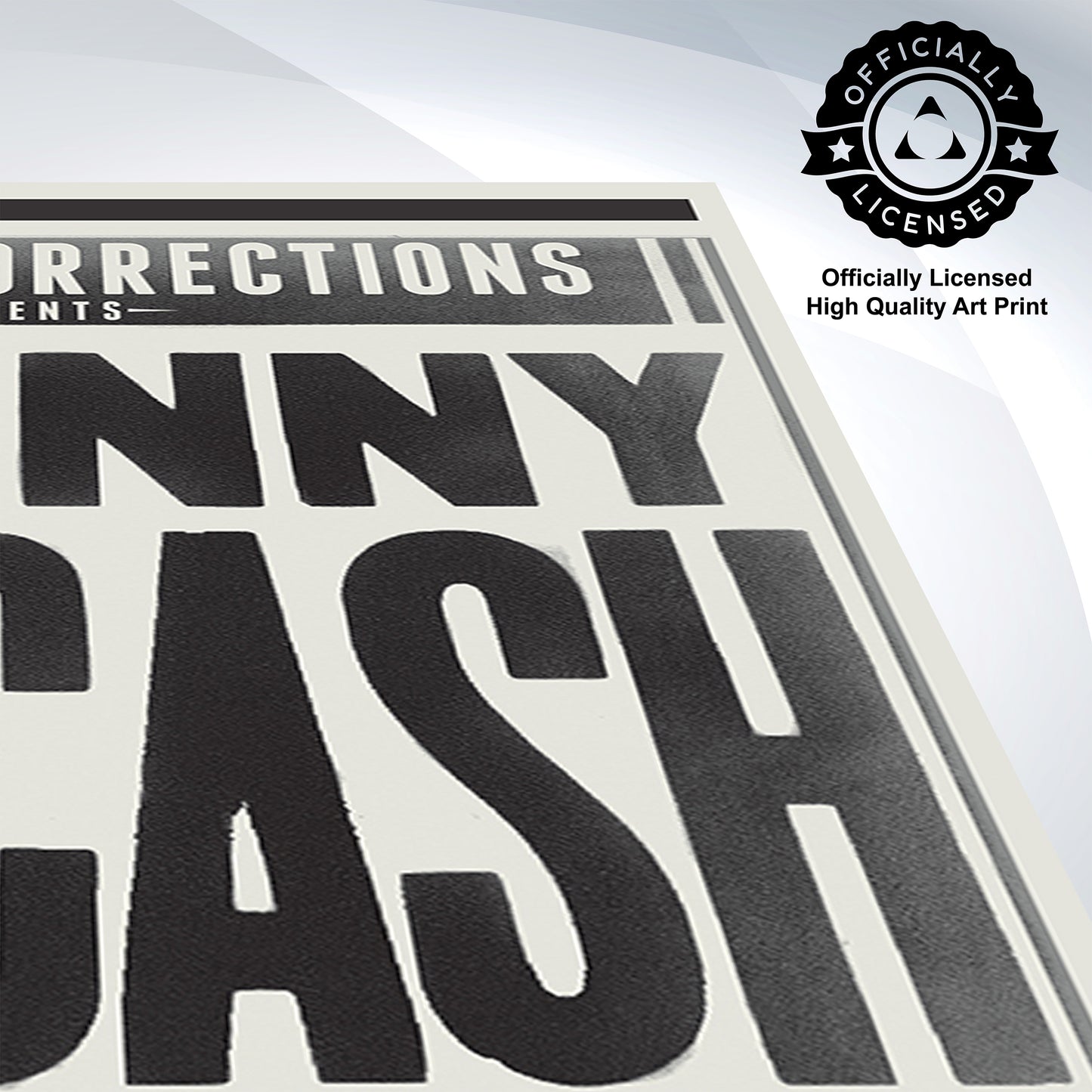 Johnny Cash - Folsom State - 11x17 Poster