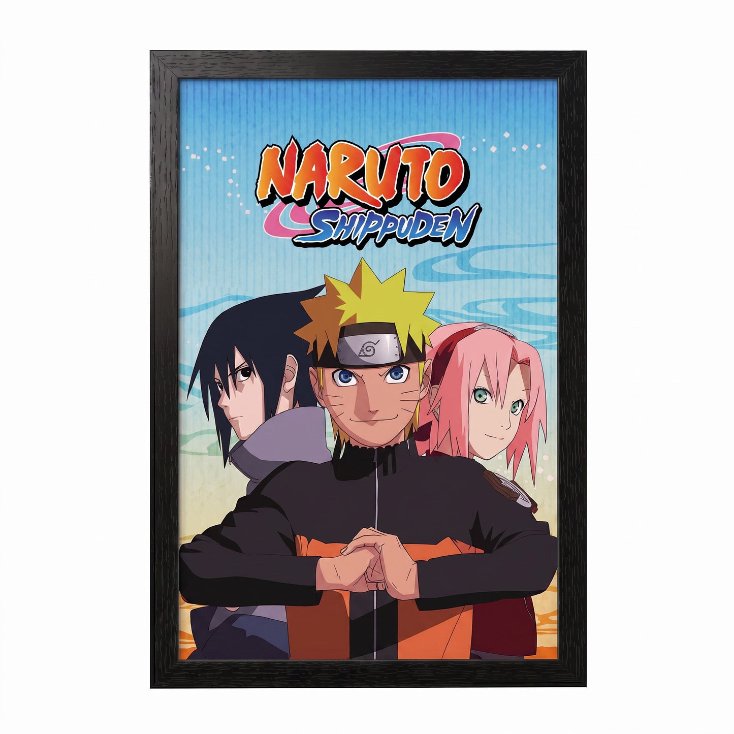 Naruto - Trio - 11x17 Framed Gel Coat
