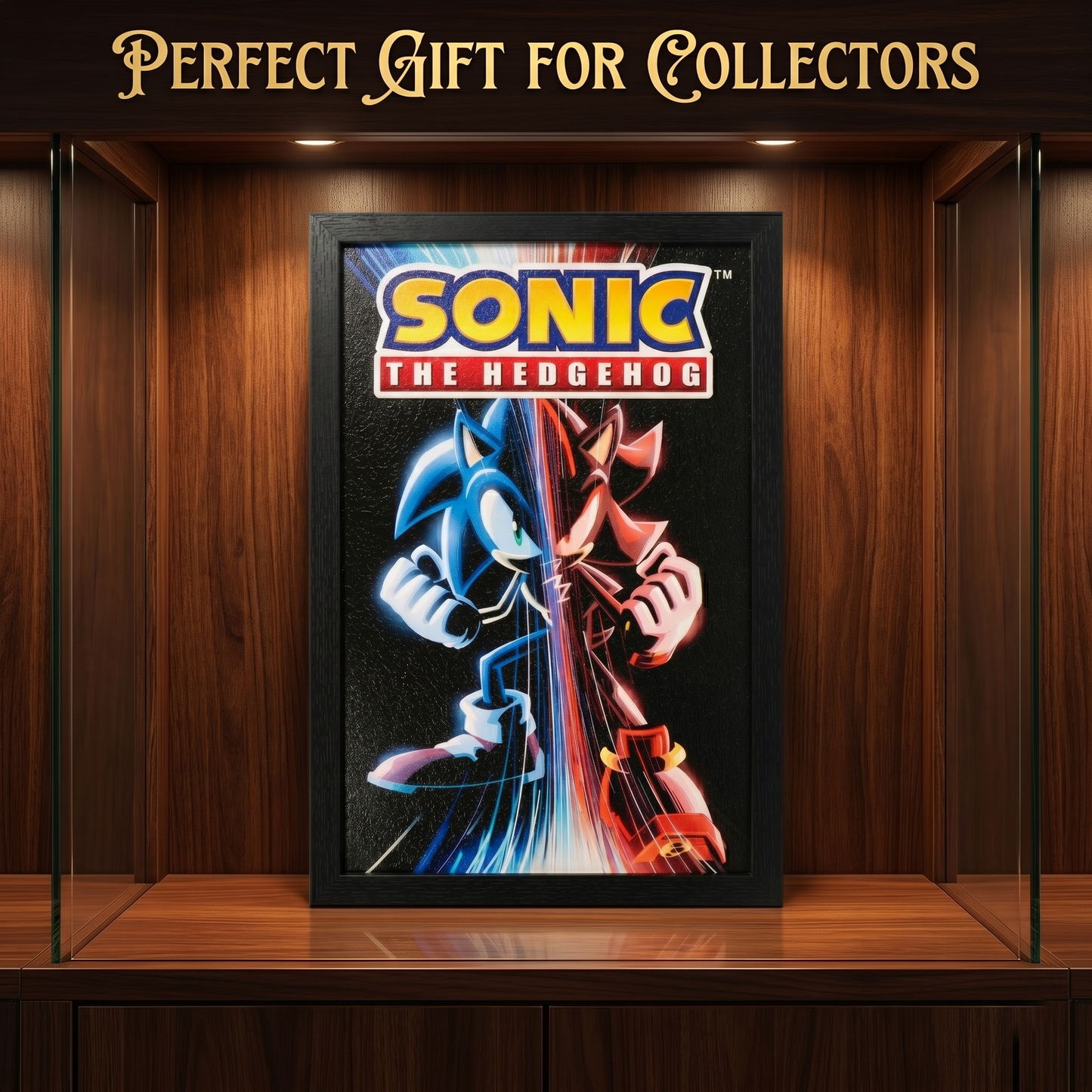 Sonic™ - Game Over Gel-Coated Framed Print (11x17)