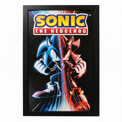 Sonic™ - Game Over Gel-Coated Framed Print (11x17)