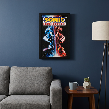Sonic™ - Game Over Gel-Coated Framed Print (11x17)
