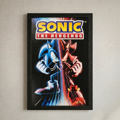 Sonic™ - Game Over Gel-Coated Framed Print (11x17)