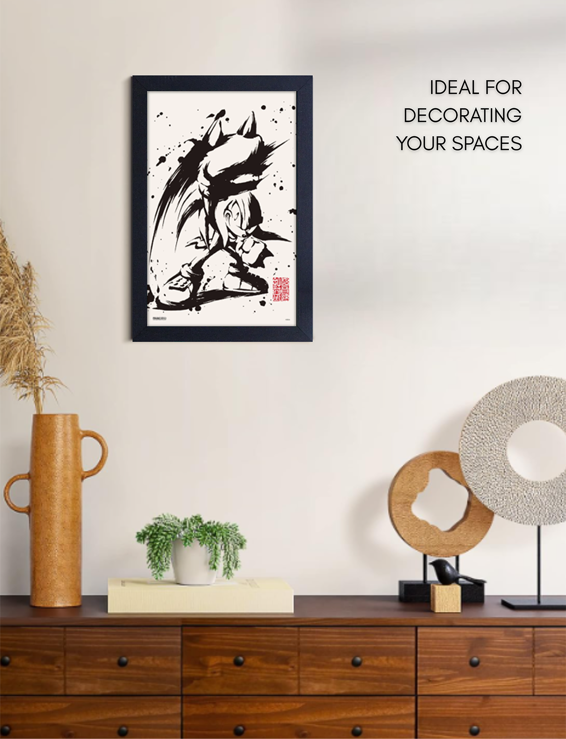 Sonic™: Super Sonic & Inked Knuckles Framed Art (11x17) - view 7