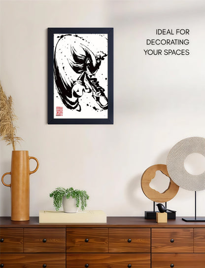 Sonic™: Shadow the Hedgehog Framed Poster (11x17) - Official SEGA Art - back view