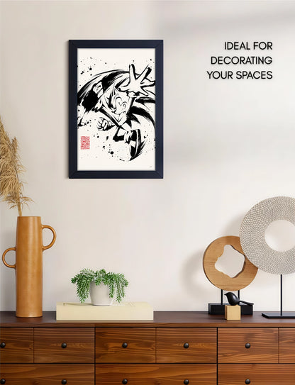 Sonic the Hedgehog™: Running Framed Poster (11x17) - Official SEGA Wall Art - back view