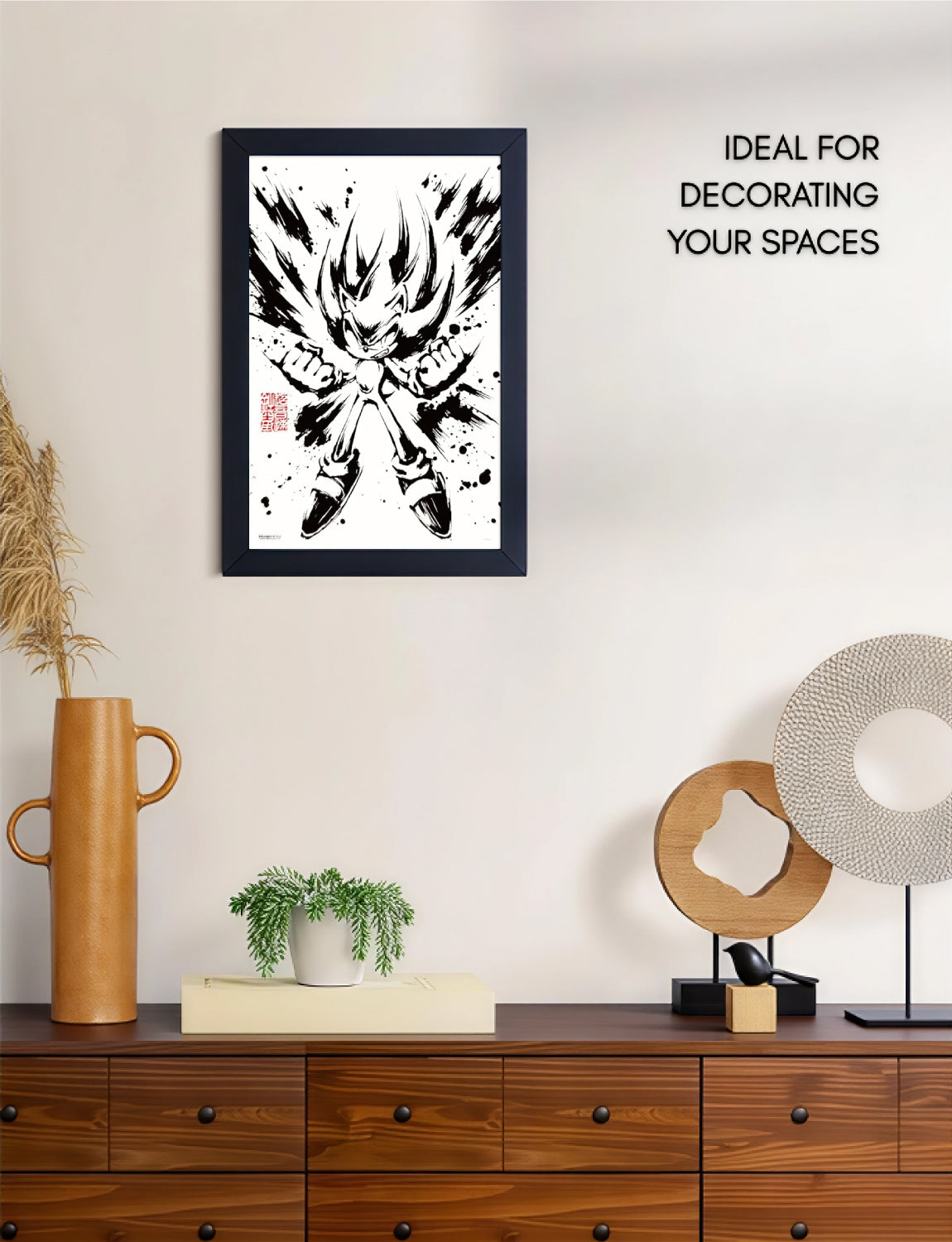 Sonic™: Super Sonic Framed Poster (11x17) - Official SEGA Wall Art - packaging