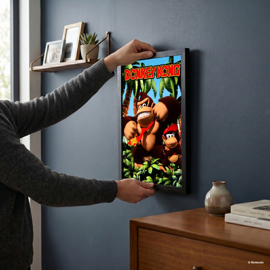 Donkey Kong™ Jungle Gel-Coated Framed Print (11x17)