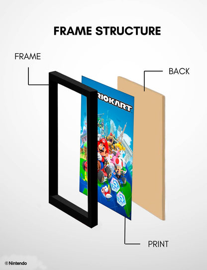 Super Mario™: Mario Kart Framed Poster (11x17) - Official Nintendo Art - view 7