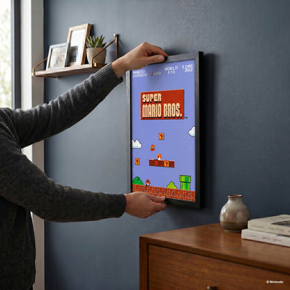 Super Mario™: Level 1-1 Gel-Coated Framed Print (11x17)