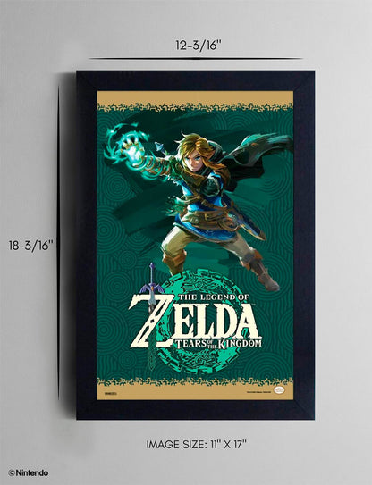 Zelda™: Tears of the Kingdom Framed Poster (11x17) - Official Nintendo Art - packaging