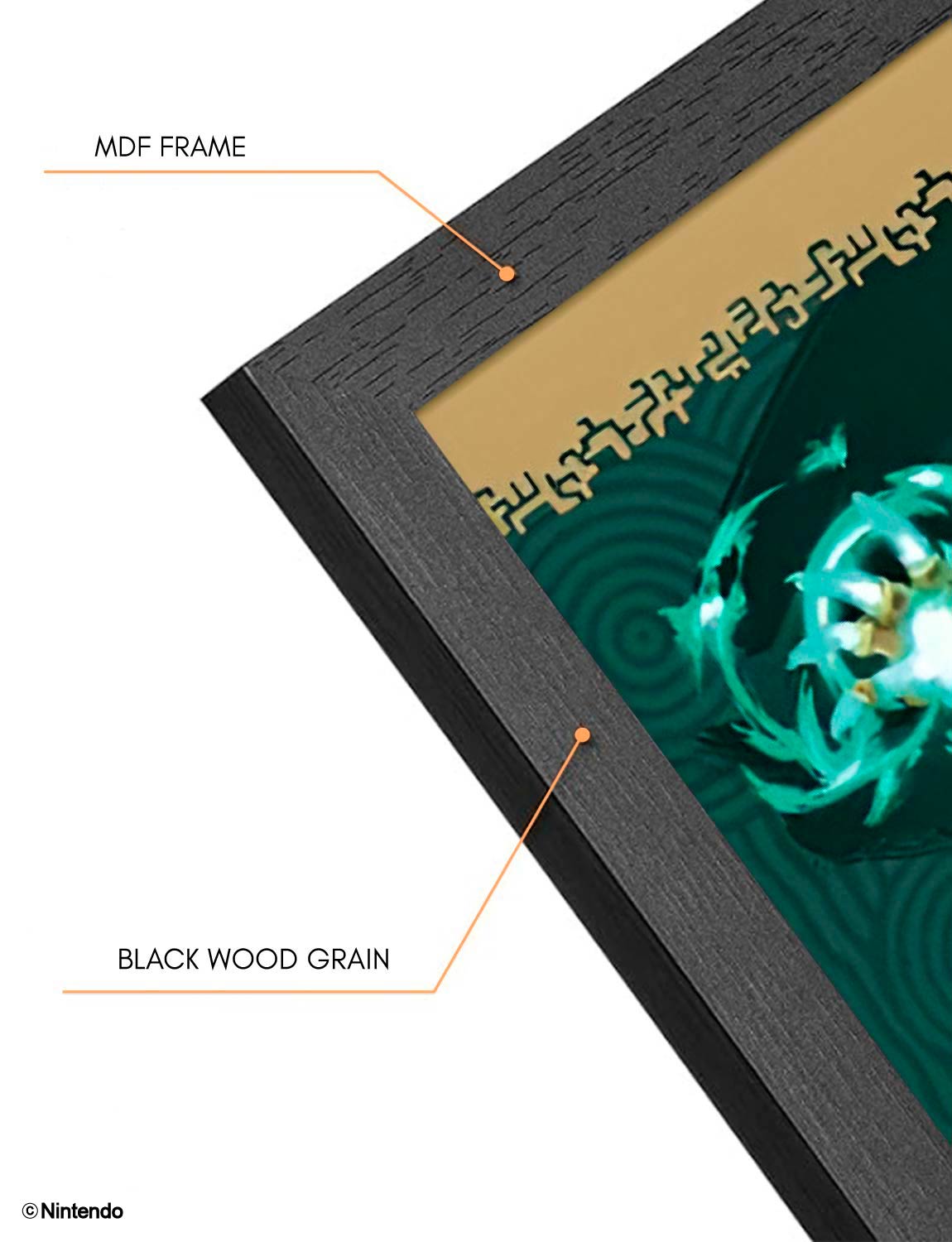 Zelda™: Tears of the Kingdom Framed Poster (11x17) - Official Nintendo Art - view 7