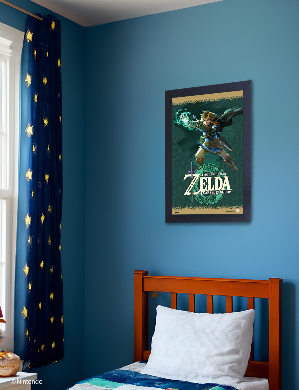 Zelda™: Tears of the Kingdom Framed Poster (11x17) - Official Nintendo Art - alternate angle