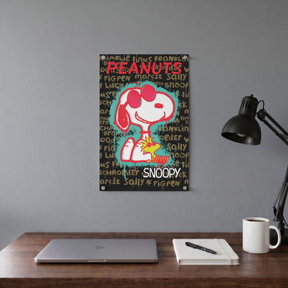 Peanuts - Snoopy & Woodstock Graffiti - 11x17 Poster