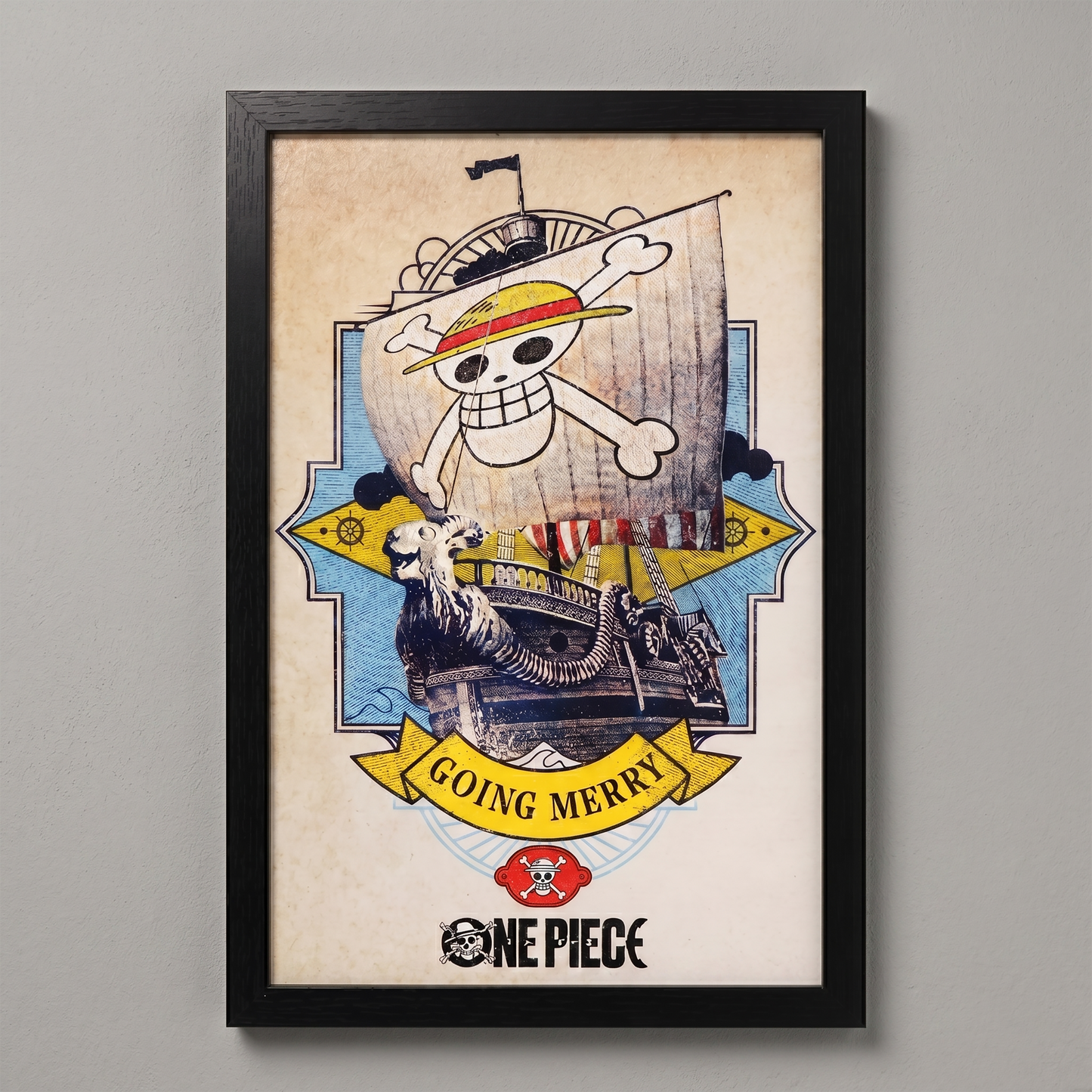 One Piece (Live Action) - Going Merry - 11x17 Framed Gel Coat