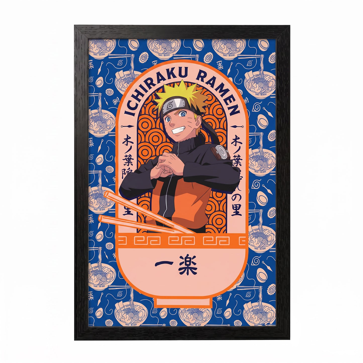 Naruto- Ichiraku Ramen - 11x17 Framed Gel Coat