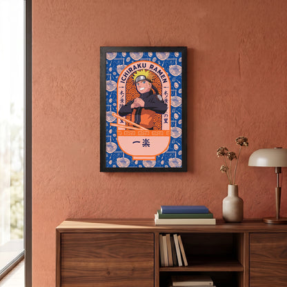 Naruto- Ichiraku Ramen - 11x17 Framed Gel Coat