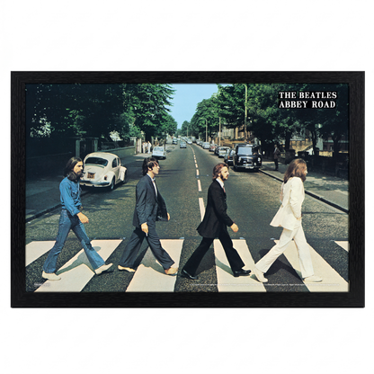 The Beatles - Abbey Road - 11x17 Framed Gel Coat